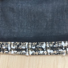 SHEIN ツイードスカート　Aライン　146-152㎝の画像