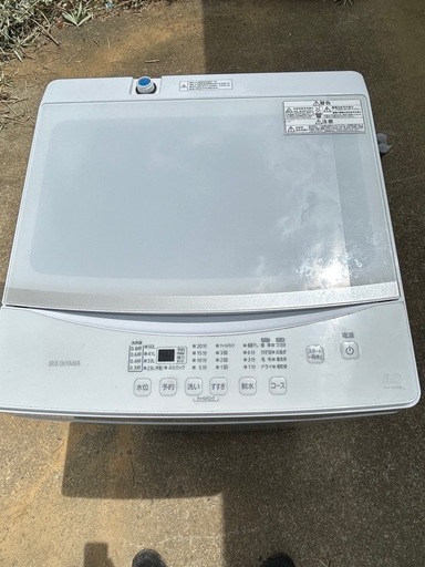 分解清掃済み‼️アイリスオーヤマ 全自動洗濯機 6kg IAW-T603WL（2020年製） 