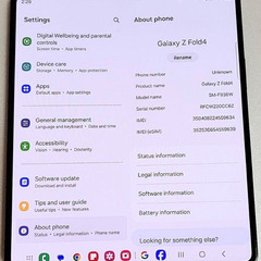 【良品】Android Galaxy Fold 4｜256gb｜SIMフリーの画像