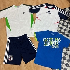 まとめて✴︎adidasシャツ、短パン１５０.１６０の画像