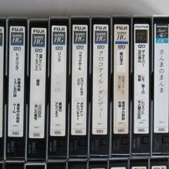 ★VHS FUJI　SUPER　HG　120分ビデオテープ 　まとめて2８本 録画済 上書き用 現状品★ の画像