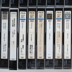★VHS FUJI　SUPER　HG　120分ビデオテープ 　まとめて2８本 録画済 上書き用 現状品★ の画像