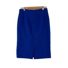 美品 J.CREW ジェイクルー 無地 秋冬 AW ロングスカート ウール ブルー レディース 4T【古着】【中古】【送料無料】の画像