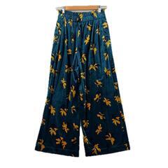 美品 chocol raffine ショコラフィネ 花柄・ボタニカル 秋冬 AW ワイドパンツ ポリエステル オリーブ レディース F【古着】【中古】【送料無料】の画像