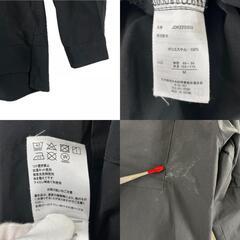 美品 ノーブランド  無地 秋冬 AW 長袖シャツ ポリエステル ブラック メンズ M【古着】【中古】【送料無料】の画像