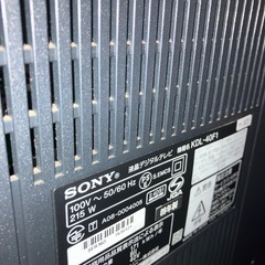 SONYテレビ　40インチの画像