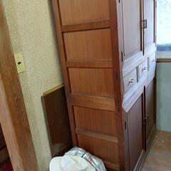 昭和のタンス 収納家具　桐たんす・桐の収納家具・押し入れ収納・食器棚・キッチン収納　の画像