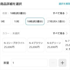 受け渡し確定済　 防音タイルカーペット　静床ライト50x50 中古品です！猫います！の画像