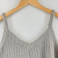 極美品 Crisp クリスプ 無地 秋冬 AW その他トップス ナイロン グレー レディース F ニットビスチェ【古着】【中古】【送料無料】の画像