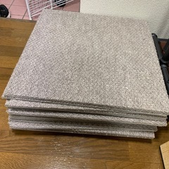 受け渡し確定済　 防音タイルカーペット　静床ライト50x50 中古品です！猫います！の画像
