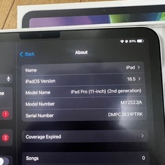 iPad Pro 11インチ　第2世代　128gb Apple Pencil付きの画像