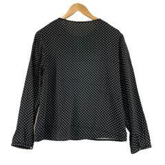 極美品 BALLSEY ボールジー 水玉 秋冬 AW ブラウス シルク ブラック レディース 38 シルク95%【古着】【中古】【送料無料】の画像