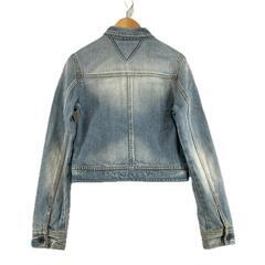 美品 tommy girl トミーガール 無地 秋冬 AW デニムジャケット コットン ライトブルー レディース S【古着】【中古】【送料無料】の画像