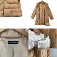 美品 Takashimaya タカシマヤ 無地 秋冬 AW ダッフルコート ポリエステル キャメル キャメル レディース 7【古着】【中古】【送料無料】の画像