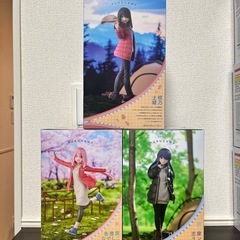 ゆるキャン△ SEASON３　各務原なでしこ　志摩リン　土岐綾乃　3体の画像