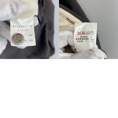 美品 FRAPBOIS フラボア 無地 オールシーズン ワイドパンツ ウール チャコールグレー メンズ 2【古着】【中古】【送料無料】の画像