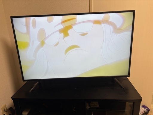 50V型テレビ、テレビ台付属(可能)