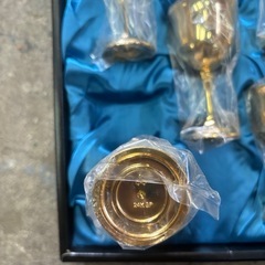 箱入り, メッキ酒盃グラスの画像
