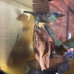 鳥のオブジェの画像
