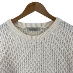 美品 TORRAZZO DONNA トラッゾドンナ 無地 秋冬 AW 長袖ニット アクリル/ナイロン アイボリー レディース【古着】【中古】【送料無料】の画像