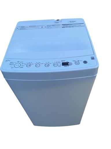 ハイアール全自動電気洗濯機 4.5kg 2022年製 BW-45A (ぷるこぎ