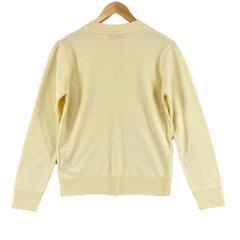 美品 Amy Pearl エイミーパール ビジュー 秋冬 AW 長袖ニット アクリル ライトイエロー レディース M【古着】【中古】【送料無料】の画像