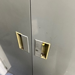 レトロ　イトーキ製　スチールキャビネットの画像