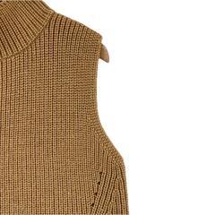 美品 Spick and Span スピックアンドスパン 無地 秋冬 AW ベスト ウール ブラウン レディース ニットベスト【古着】【中古】【送料無料】の画像