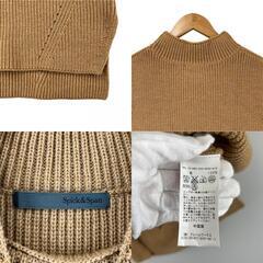 美品 Spick and Span スピックアンドスパン 無地 秋冬 AW ベスト ウール ブラウン レディース ニットベスト【古着】【中古】【送料無料】の画像