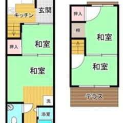 ペット２頭OK