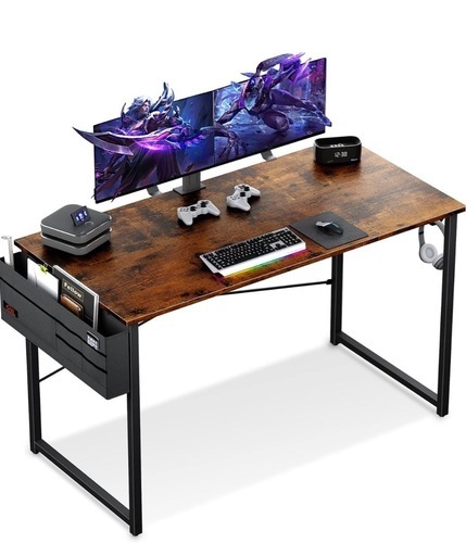 パソコンデスク ゲーミングデスク 中古 Amazon | LEDゲーミングデスク「メーカー一年保証」幅120 cm