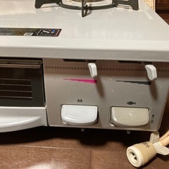 Rinnai RT61GH-L ガスコンロ　グレー　都市ガス用　ホース付きの画像