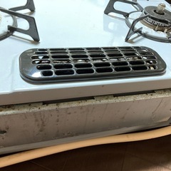 Rinnai RT61GH-L ガスコンロ　グレー　都市ガス用　ホース付きの画像