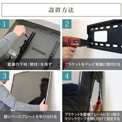 新品未開封。テレビ壁掛金具　TVセッターチルト　TVSTIFT100SBの画像