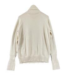 良品 theory luxe セオリーリュクス JUDE タートルネック 長袖 カシミヤニット セーター サイズ38 アイボリー レディース 古着 中古 Theory luxe - 美品＊セオリーリュクス 定価4.6万 カシミヤ100