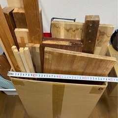 キャンプや工作に！木材　端材　一部ビス跡、塗装、テープ跡ありの画像
