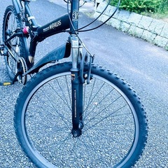 折りたたみ自転車の画像