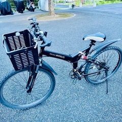 折りたたみ自転車の画像