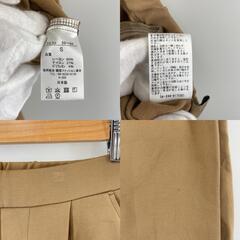 美品 ノーブランド  無地 秋冬 AW スウェットパンツ レーヨン ベージュ レディース S ポンチ素材【古着】【中古】【送料無料】の画像