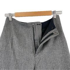 美品 Jewel Changes ジュエルチェンジズ 総柄 秋冬 AW ワイドパンツ ウール グレー レディース 38【古着】【中古】【送料無料】の画像