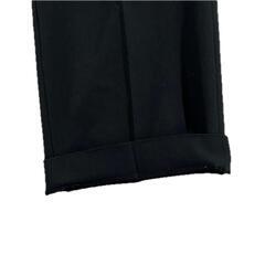 美品 ANAYI アナイ 無地 オールシーズン スラックス ポリエステル ブラック レディース 38 クロップドパンツ【古着】【中古】【送料無料】の画像