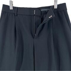 美品 ANAYI アナイ 無地 オールシーズン スラックス ポリエステル ブラック レディース 38 クロップドパンツ【古着】【中古】【送料無料】の画像