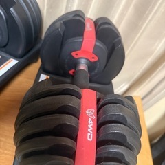タオルオーマー&4wd可動式24㌔二点引き取りの方の画像