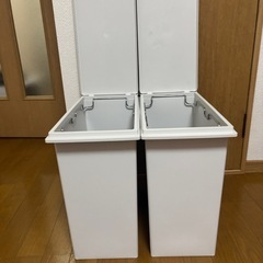 無印　ゴミ箱×2の画像