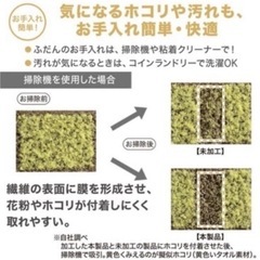 ニトリ ラグ 丸洗い可能 カーペットの画像