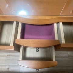 ドレッサー鏡台 引き出し付きの画像