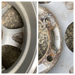 タイヤ アルミホイール 4本セット175/80R16 ブリジストン デューラー DUELER H/T JB64 JB23 JA11 JA12 ジムニー バリ山 2021年製の画像
