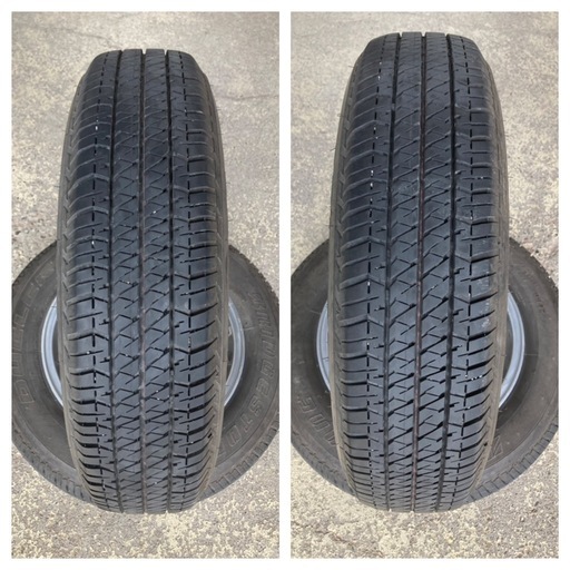 「購入者決定」タイヤ アルミホイール 4本セット175/80R16 ブリジストン デューラー DUELER H/T JB64 JB23