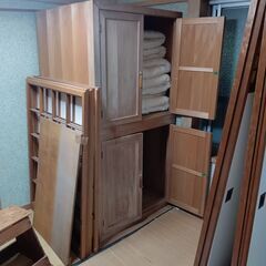 タンス　収納ケース　４個セット　レトロ　桐たんすの画像