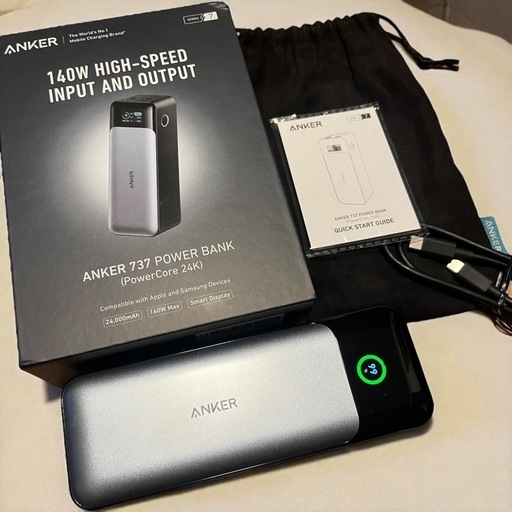 ANKER 737 Power Bank モバイルバッテリー 24000mAh 140W